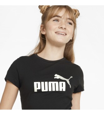 Puma T-shirt Essentials+ Logo schwarz