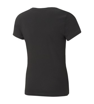 Puma T-shirt Essentials+ Logo zwart