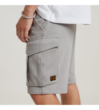 G-Star Kratke enoknjižne hlače sive barve