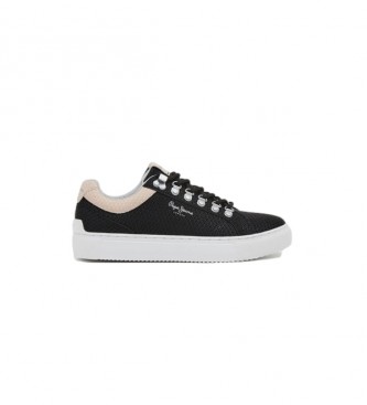 Pepe Jeans Trainers Adams Snake Black