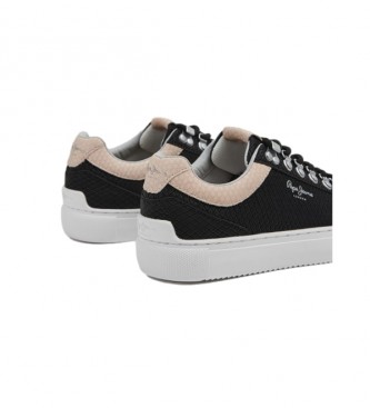 Pepe Jeans Trainers Adams Snake Black