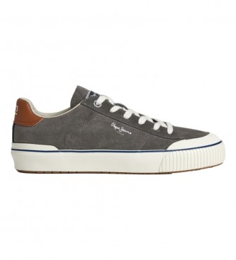 Pepe Jeans Zapatillas de Piel Ben Overdrive gris