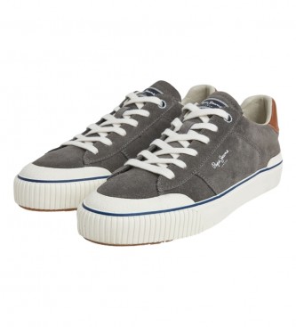 Pepe Jeans Ben Overdrive Leather Sneakers grey