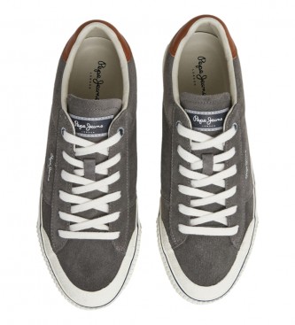 Pepe Jeans Ben Overdrive Leather Sneakers grey