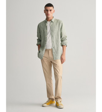 Gant Slim Fit beige sport chino byxor