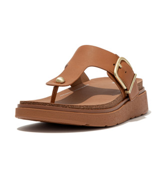 Fitflop Gen-FF Ledersandalen braun