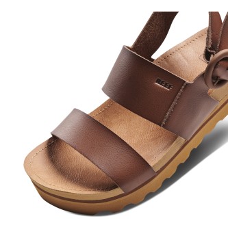 Reef Brown Vista Hi Buckle Sandals