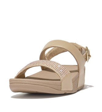 Fitflop Lulu Crystal beige sandalen