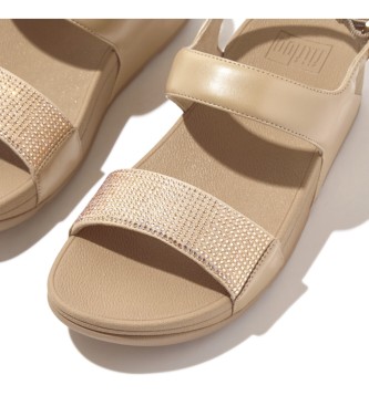 Fitflop Beżowe sandały Lulu Crystal