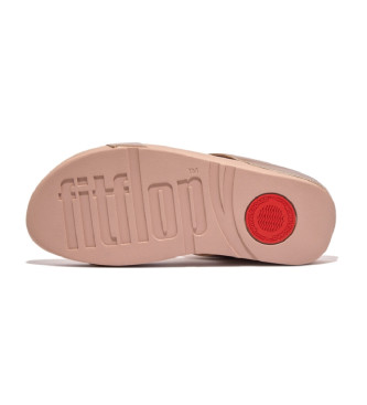 Fitflop Halo Perle-cirkel pink sandaler