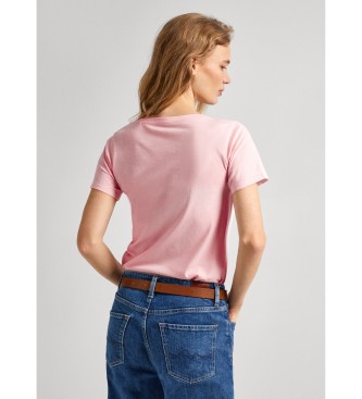 Pepe Jeans Camiseta Lorette rosa