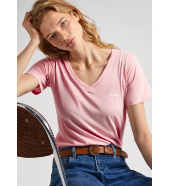 Pepe Jeans Camiseta Lorette rosa