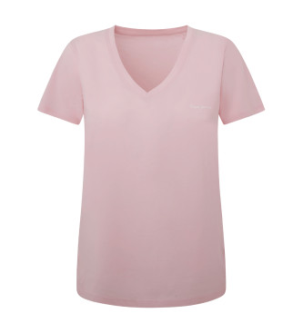 Pepe Jeans Camiseta Lorette rosa