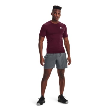 Under Armour HeatGear T-shirt korte mouwen bruin