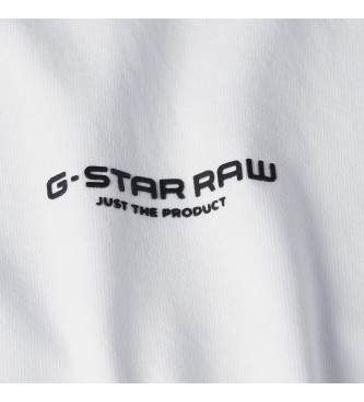 G-Star T-shirt bianca senza maniche squadrata