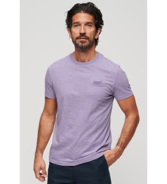 Superdry T-shirt en coton bio violet