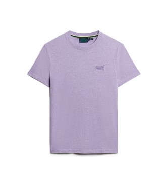 Superdry T-shirt en coton bio violet