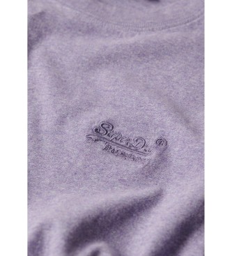 Superdry T-shirt en coton bio violet