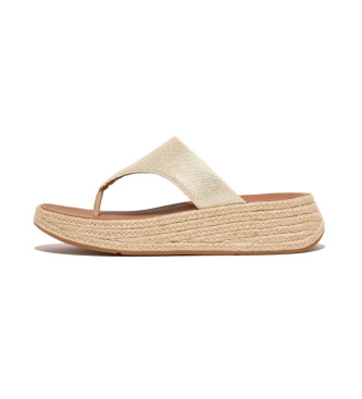 Fitflop Sandales en cuir beige F-mode