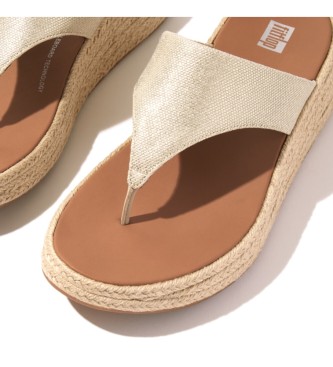 Fitflop Beige F-mode-sandaler i lder