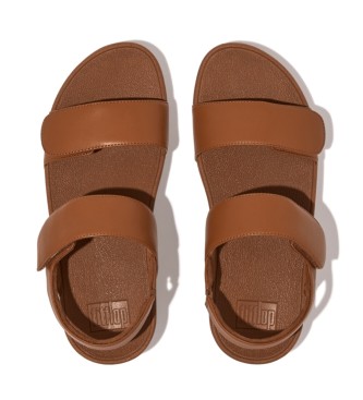 Fitflop Bruine leren Lulu sandalen