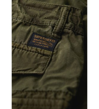 Superdry Zielone szorty cargo