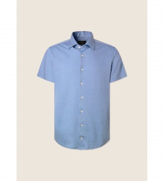 Hackett London Chemise Slim Fit Slim bleu