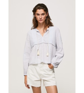 Pepe Jeans Bluse Ella blau