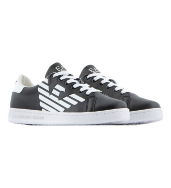 EA7 Zapatillas de Piel Classic negro