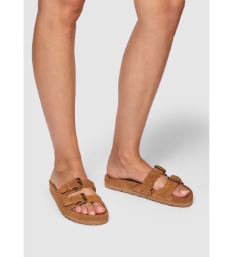 Pepe Jeans Oban Sandalen aus geflochtenem Leder