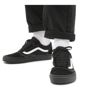 Vans Old Skool Leder Turnschuhe schwarz