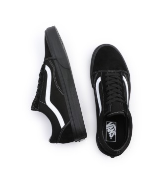 Vans Old Skool Leder Turnschuhe schwarz