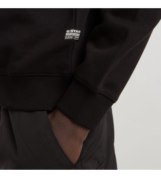 G-Star Sweat-shirt Stacked Old Skool Logo noir