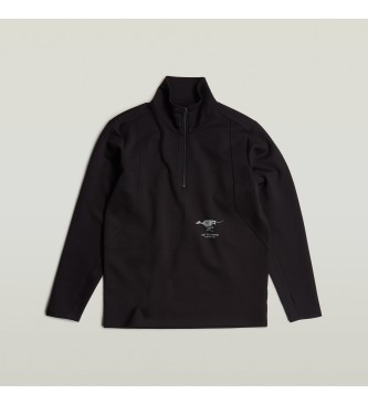 G-Star Motion Half Zip Tweeter T-shirt black