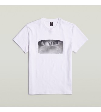 G-Star Stacked Old Skool Logo T-shirt wit