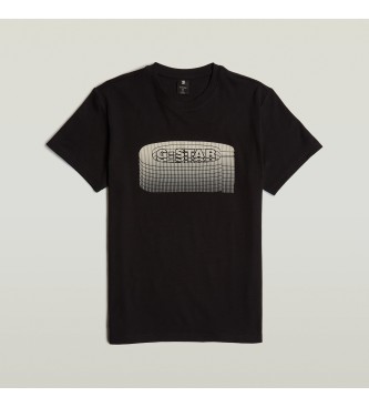 G-Star Stacked Old Skool Logo T-shirt black