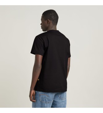 G-Star T-shirt Stitch Burger noir