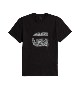 G-Star Stitch Burger T-shirt schwarz