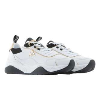 Armani Exchange Zapatillas de Piel Lisa blanco