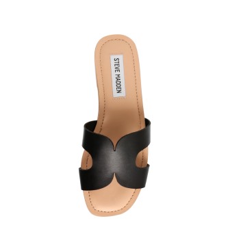 Steve Madden Zarnia leren sandalen zwart