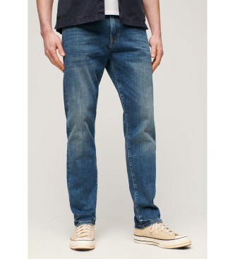 Superdry Vintage modre ravne kavbojke slim fit