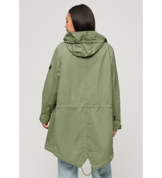 Superdry Vintage zelena vojaška parka