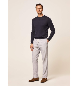 Hackett London Calas Chino Mini Stripe brancas