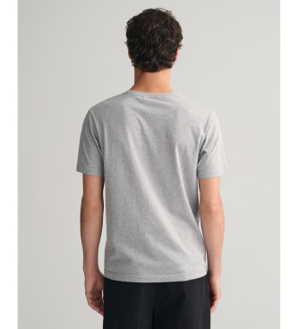 Gant Archive Shield majica s sivo vezenino