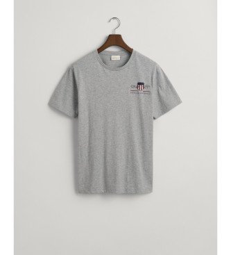 Gant Archive Shield majica s sivo vezenino
