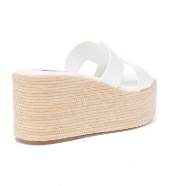 Steve Madden Sandales  plateforme blanches Summerset