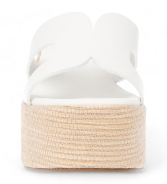 Steve Madden Summerset witte plateausandalen