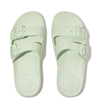 Fitflop iQushion groene teenslippers