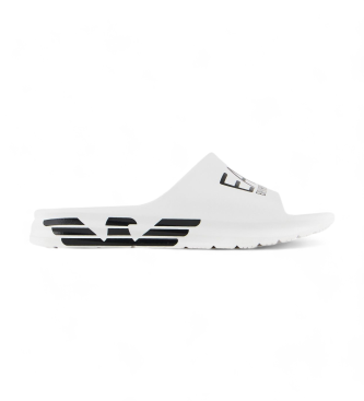 EA7 Chanclas Crusher blanco