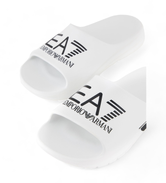 EA7 Chanclas Crusher blanco